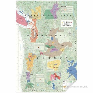 DE LONG ե˥ 磻ޥåס Wine Map of California  UH107MP