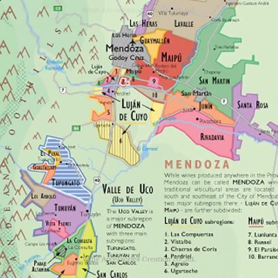 楽天市場】DE LONG 南アメリカ ワインマップ［ Wine Map of