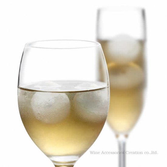 溶けない氷 クリスタル アイスボール ワイン ワイングッズ ワイン アクセサリーズ クリエイション