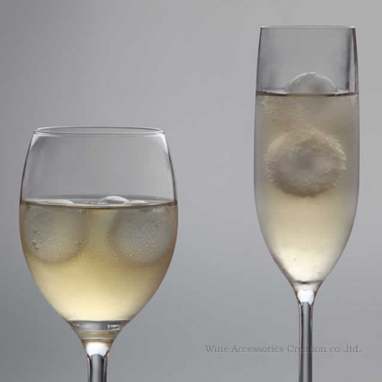 溶けない氷 クリスタル アイスボール ワイン ワイングッズ ワイン アクセサリーズ クリエイション