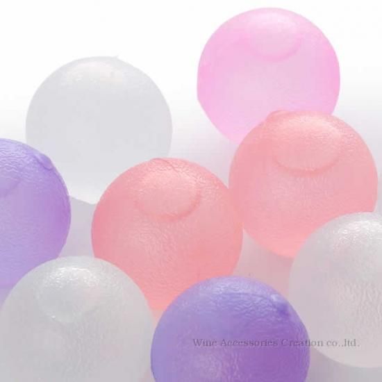 クリスタルアイスボール 10個パック（ピンク、パープル、ホワイトの