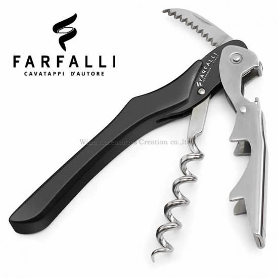 Farfalli XL ソムリエナイフ アルミハンドル ブラック | ワイン