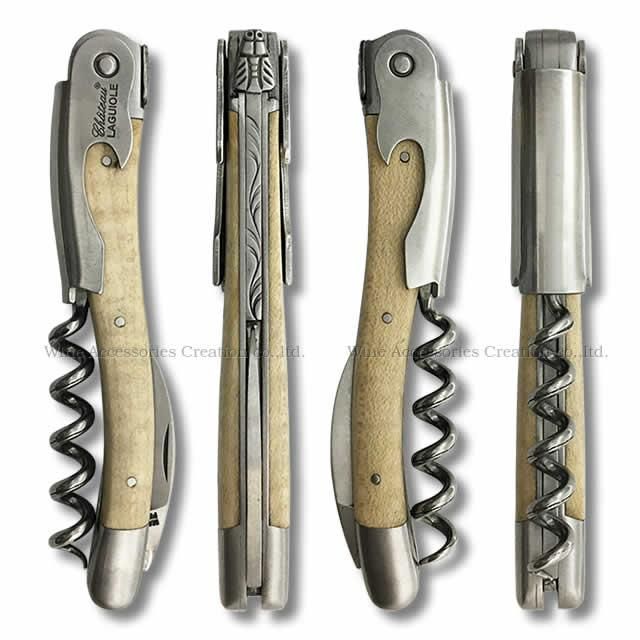 【良品】 CHATEAU LAGUIOLE シルバーメッキ　レザーケース付 希少 CHATEAU LAGUIOLE シルバーメッキレザーケース付き