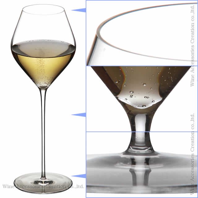 WINEX/HTT ソフィア シャンパン／デザートワイン グラス １脚【正規品】 GH310KC