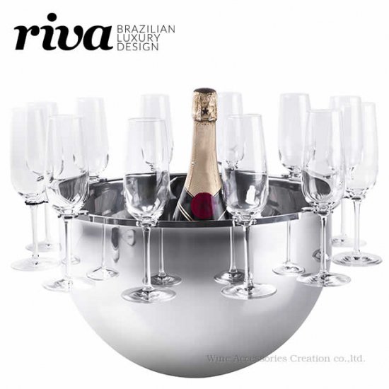 Riva ボッテガ シャンパンバケット グラスホルダー 12脚 付 ワイン ワイン アクセサリーズ クリエイション