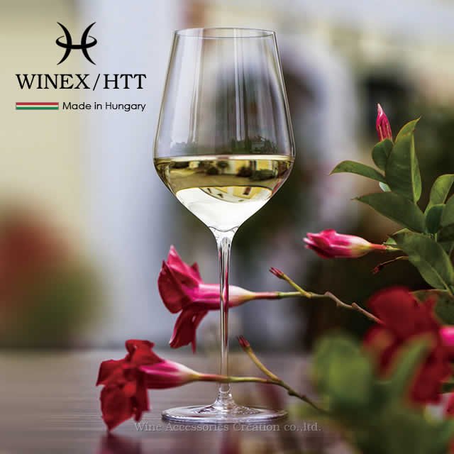 WINEX/HTT ホワイトワイン２ グラス ２脚セット【正規品】 GH318KCx2