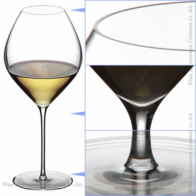 WINEX/HTT アデル レッド＆ホワイトワイン グラス ２脚セット【正規品】 GH315-6KC