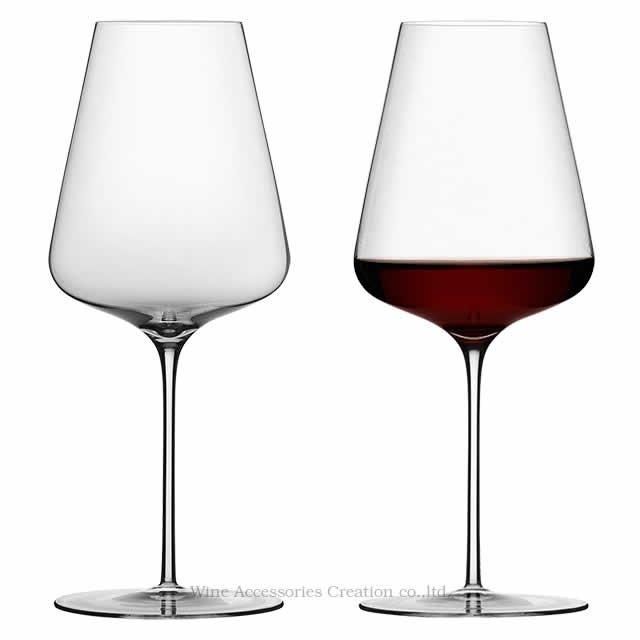 W ダブリュー 575 ワイン 2脚セット BOX入り 超軽量ハンドメイド