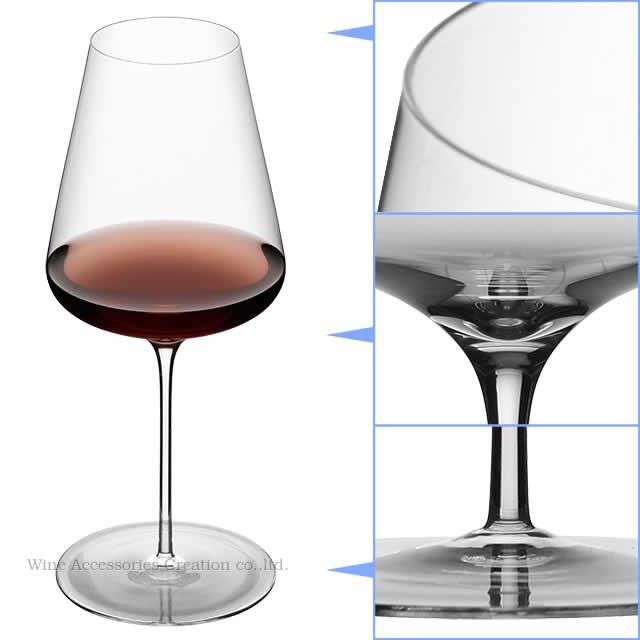 ワイン　2本 W ダブリュー 575 ワイン 2脚セット BOX入り 超軽量ハンドメイド