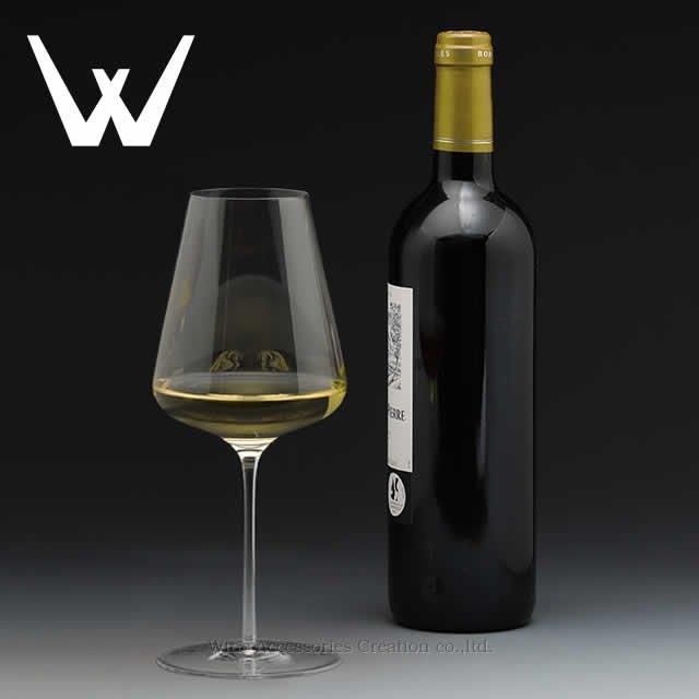 ワイン　2本 W ダブリュー 575 ワイン 2脚セット BOX入り 超軽量ハンドメイド