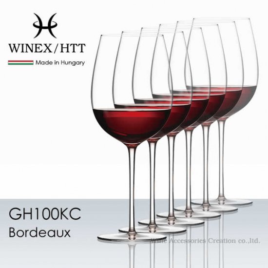 WINEX / HTT ハンドメイド ボルドー ワイングラス ６脚セット | ワイン