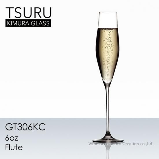 TSURU ツル 6oz フルート シャンパーニュグラス 1脚 | ワイン TSURU ツル 6oz フルート シャンパーニュグラス 1脚 | ワイン
