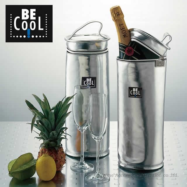 BE COOL シャンパンクーラーバッグ 1本用 シルバー | ワイン BE COOL シャンパンクーラーバッグ 1本用 シルバー | ワイン