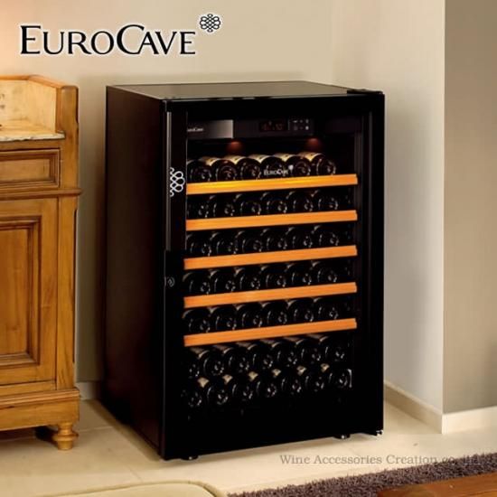 EuroCave ユーロカーブ Pure ピュア CS棚仕様 74本用 フルガラス EuroCave ユーロカーブ Pure ピュア CS棚仕様 74本用 フルガラス
