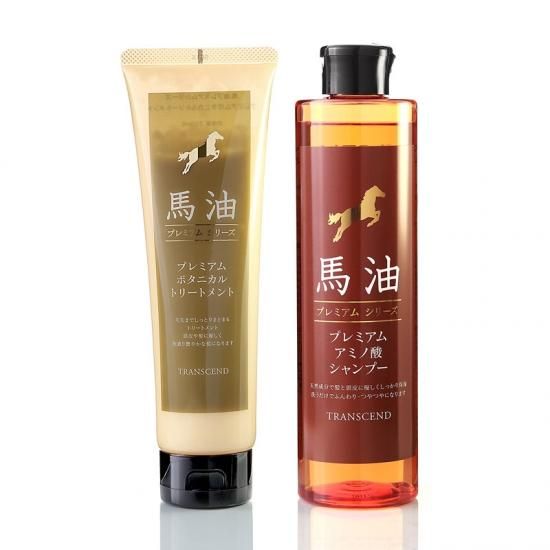 馬油 プレミアム アミノ酸シャンプー 300ml ボタニカルトリートメント 0ml ミニボトル各1本セット Azuma Shop 馬油 プレミアム アミノ酸シャンプー 300ml ボタニカルトリートメント 0ml ミニボトル各1本セット Azuma Shop