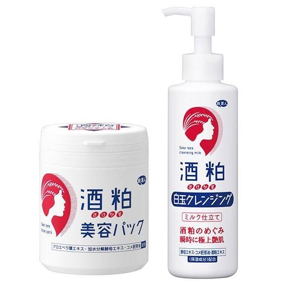 本当に信頼出来る店 【アズマ商事　酒粕白玉クレンジング　酒粕美容パック】酒粕白玉クレンジング＋酒粕美容パックのセット 馬油専門店オンラインストア - パック・フェイスマスク