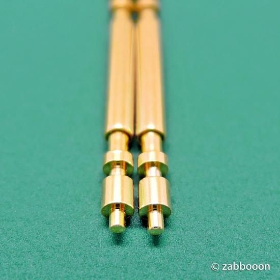 ロレックス 純正形状 Gold バネ棒 20mm【高品質スイス製 ロレックス 純正形状 Gold バネ棒 20mm【高品質スイス製