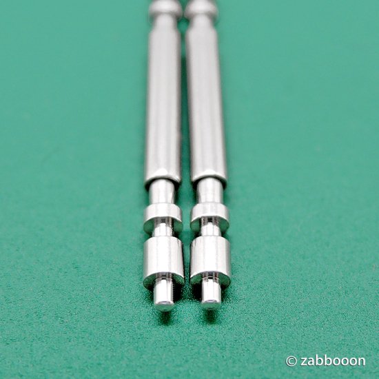 ロレックス 純正形状 バネ棒 20mm【高品質スイス製】ジェネリックパーツ ダブルフリンジ機能 デイデイト その他へ 新品2本1セット - AQDO オンラインショップ