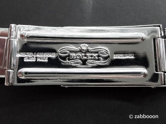 ロレックス純正 SWISS リベットブレス 20mm Ref.7206 FF80【美品