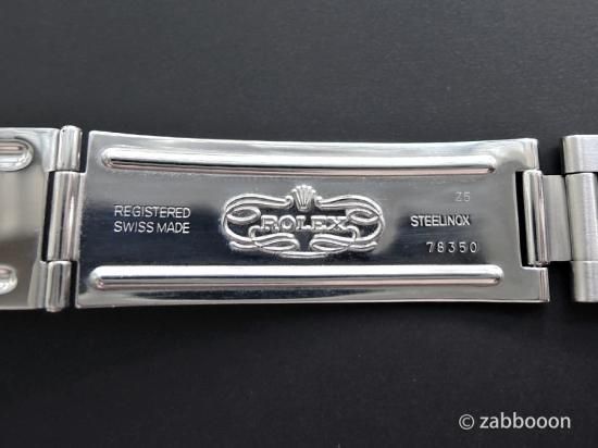 ロレックス純正 SWISS オイスターブレス 78350 19mm FF557B ロレックス純正 SWISS オイスターブレス 78350 19mm FF557B