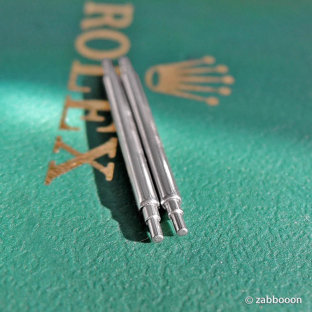 ロレックス純正 バネ棒 19mm 1セット【極めて美品