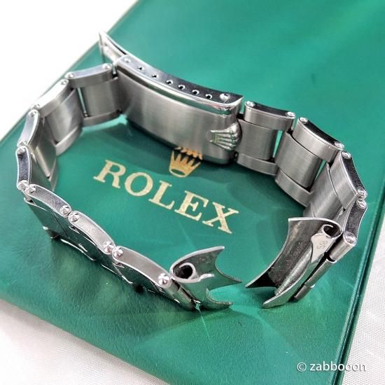 ロレックス純正 SWISS リベットブレス 20mm Ref.7206 FF58 1960 ロレックス純正 SWISS リベットブレス 20mm Ref.7206 FF58 1960