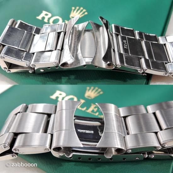 ロレックス純正 SWISS リベットブレス 20mm Ref.7206 FF58 1960 ロレックス純正 SWISS リベットブレス 20mm Ref.7206 FF58 1960