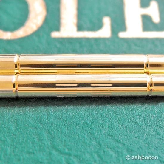ロレックス純正 SWISS 18KYG 金無垢 バネ棒 20mm 2本1セット