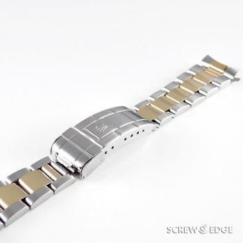ロレックス純正 オイスターブレス YG／SSコンビ 20mm フリップロック Ref.93153 FF401B