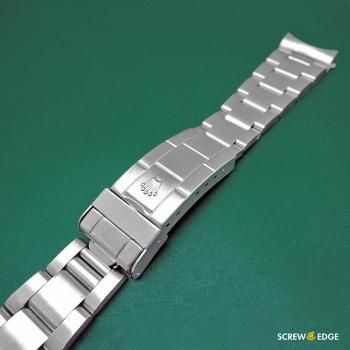 ロレックス純正 オイスターブレス 20mm フリップロック Ref.93150 FF580【溝なし美品】5512 5513 1680 へ