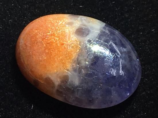 アイオライトサンストーン・ルース 18mm - stone-planet