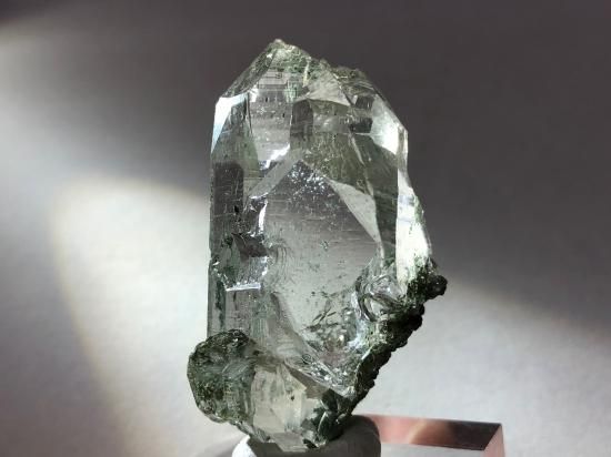 ヒマラヤ!インド・マニハール産水晶(クローライト・アナテース ヒマラヤ!インド・マニハール産水晶(クローライト・アナテース