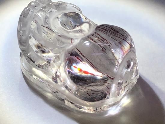 50％OFF☆貔貅（ひきゅう）☆スーパーセブン 21mm(貫通穴あり