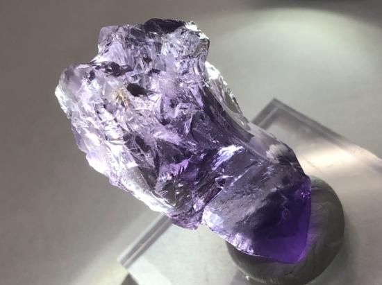 エッチドクォーツ涅槃水晶アメジストクラスター原石蝕像紫水晶