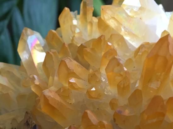 ！超希少！アメリカアーカーソン州　ゴールデンヒーラ　クラスター アメリカ・アーカンソー州産ゴールデンヒーラークラスター 163g