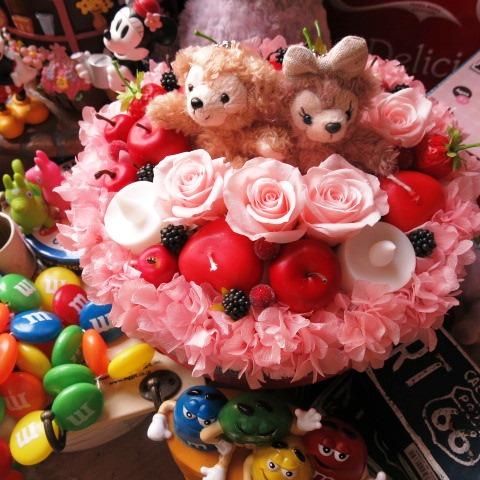 ダッフィーバレンタインぬいぐるみストラップ なりすまし