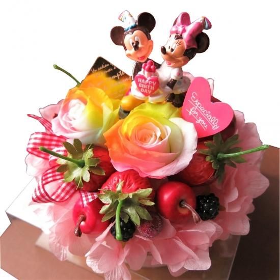 アーティフ 誕生日 日比谷花壇 Paypayモール店 通販 Paypayモール 花 プレゼントディズニー プリザーブドアレンジメント ラブリーピンク ミニー 記念日 ギフトdisney Y ンジメント