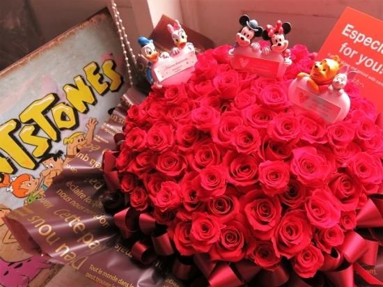 還暦祝い 花 プリザーブドフラワー 赤バラ 60本使用 プリザーブド