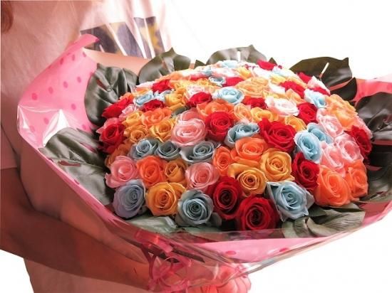 ブリザーブドフラワー 薔薇 100輪 163614239_o6.jpg?