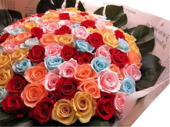 プロポーズに バラ 108本入りプリザーブドフラワー 花束