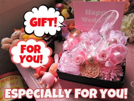 結婚祝いプレゼント 彼女 母親 シンデレラ ガラスの靴入り