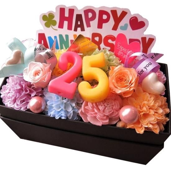 プリザーブドフラワー 誕生日プレゼント 30歳 彼女 恋人 花束風