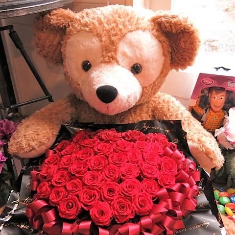 ダッフィー ぬいぐるみ 特大100cm入り 花 フラワーギフト プリザーブドフラワー プロポーズ 誕生日プレゼント 結婚式のサプライズなプレゼントにおすすめ ダッフィー ぬいぐるみ 特大100cm入り 花 フラワーギフト プリザーブドフラワー プロポーズ 誕生日プレゼント 結婚式のサプライズなプレゼントにおすすめ