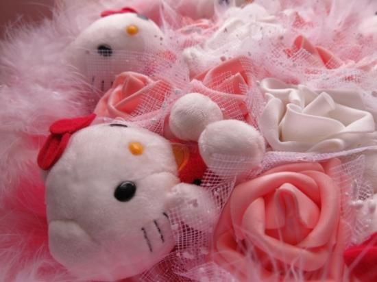 キティちゃんのぬいぐるみ花束。ハローキティ。お顔厳選して キティちゃんのぬいぐるみ花束。ハローキティ。お顔厳選して