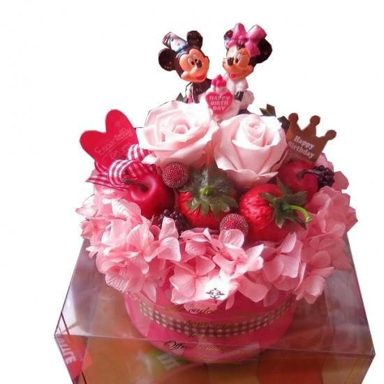 誕生日プレゼント ミッキー ミニー入り 花束風 ケーキフラワー 誕生日プレゼント ミッキー ミニー入り 花束風 ケーキフラワー