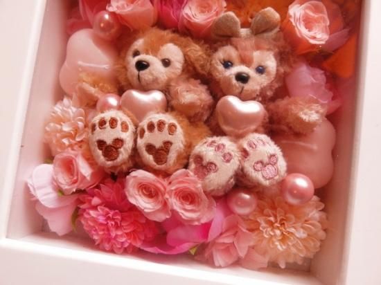 ☆ダッフィー☆ぬいぐるみ☆ManyThanks☆プリザーブドフラワー☆花☆ ☆ダッフィー☆ぬいぐるみ☆ManyThanks☆プリザーブドフラワー