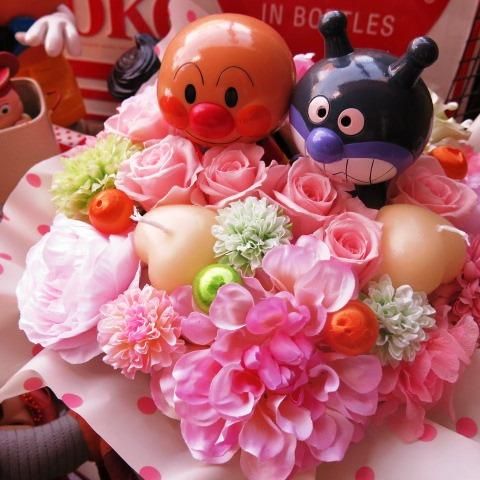 アンパンマン 人形 フィギュア 花 アンパンマンキャラクター入りプリザーブドフラワー クリアーケース付き アンパンマン 人形 フィギュア 花 アンパンマンキャラクター入りプリザーブドフラワー クリアーケース付き