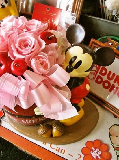 ディズニー フラワーギフト ミッキーマウス ミッキー プリザーブドフラワー ディズニー フラワーギフト ミッキーマウス ミッキー プリザーブドフラワー