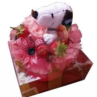 スヌーピー 花 フラワーギフト プレゼントに大人気 かわいい人気のお花お届け致します スヌーピー 花 フラワーギフト プレゼントに大人気 かわいい人気のお花お届け致します