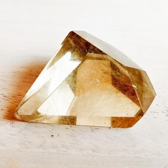 ♦宝石原石 ルチルクォーツ 水晶 ジュエリー コレクション 骨董品 アンティーク 最高品質・ラビットヘアルチルクォーツ原石(オーストラリア産) - 金属